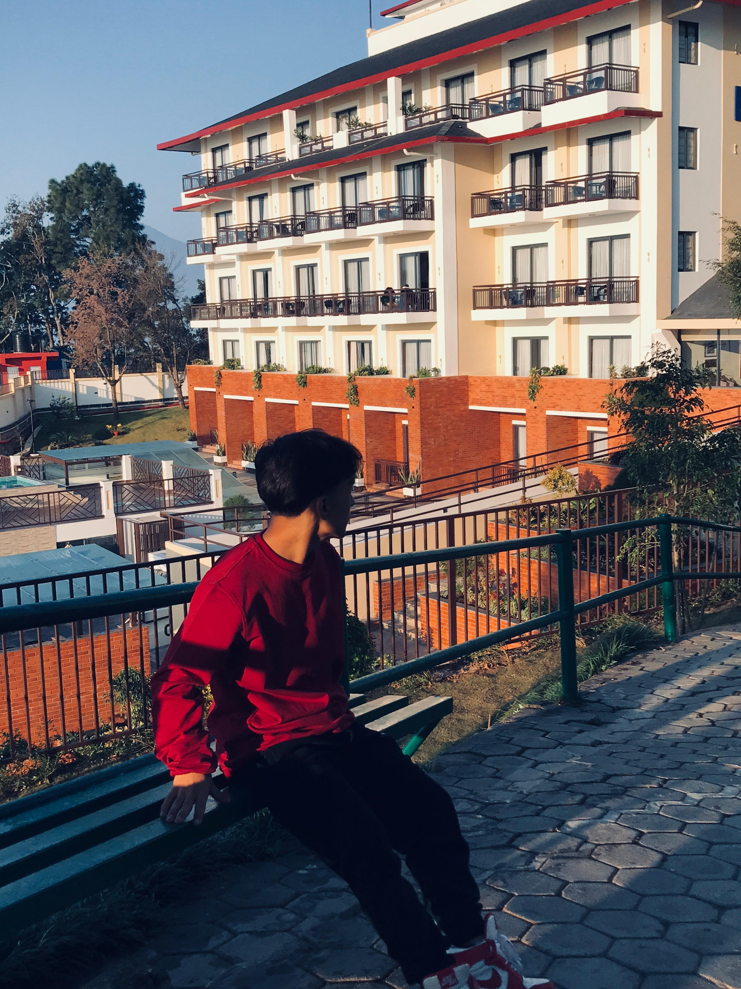 Aashish in the mountains
