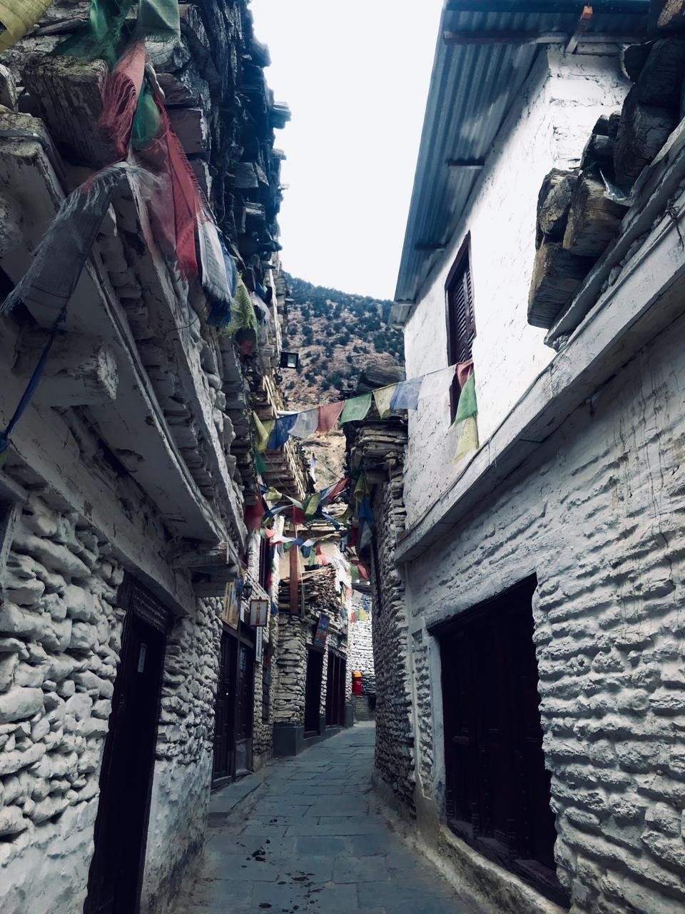 Prayer flag alley